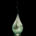 Lampe flamme turquoise