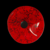 Fleur en verre rouge et noir - FC17 – Image 2